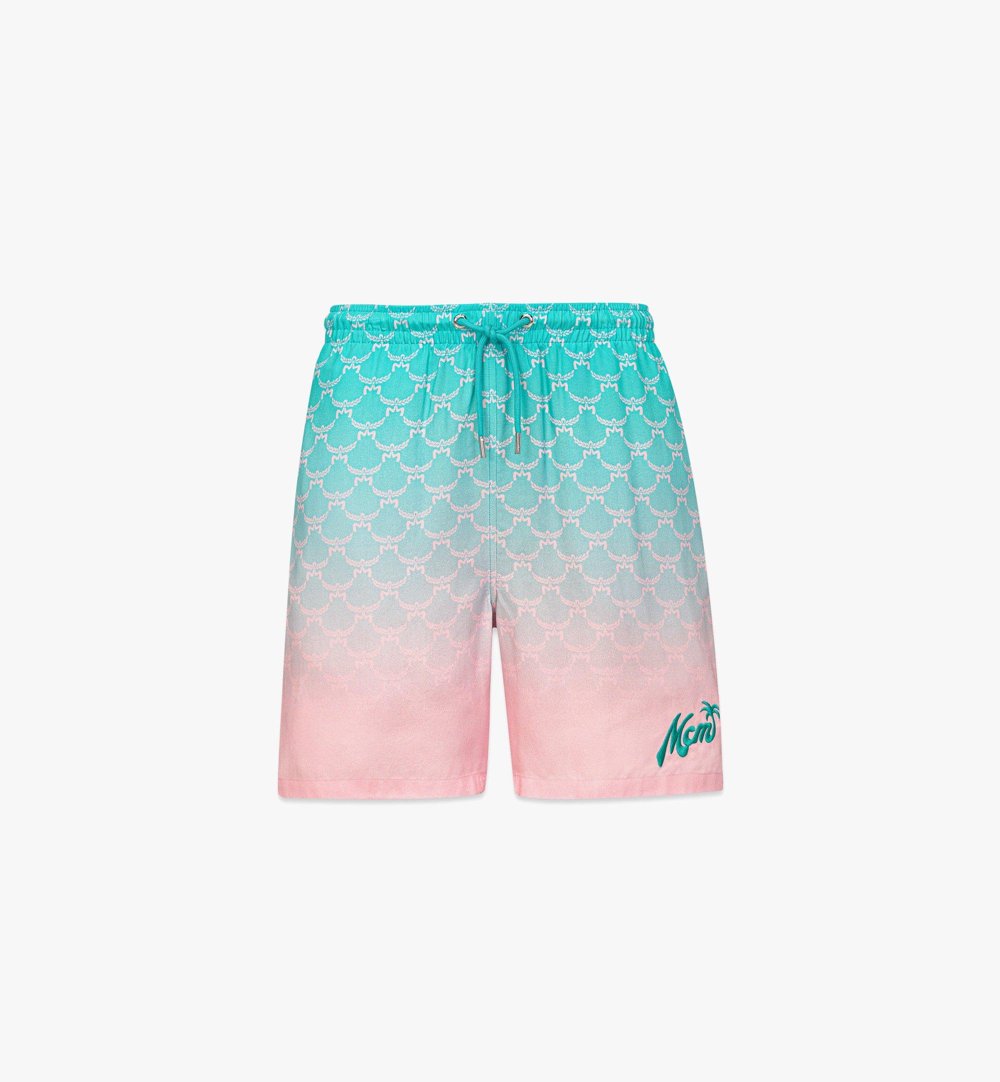 MCM x SNIPES Monogramm-Shorts mit Farbverlauf 1